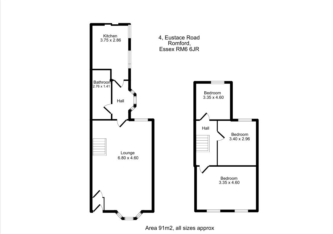4, Eustace Road, Romford floorplan