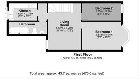 6A, Merivale Road, Harrow floorplan