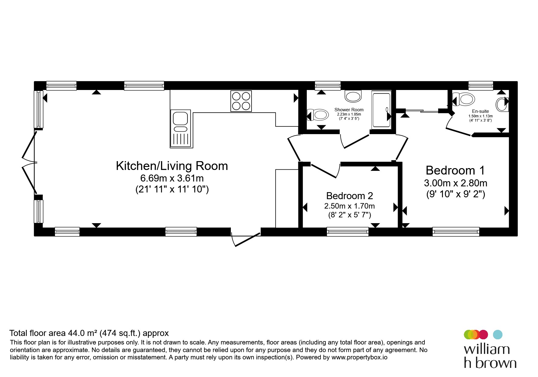 56, Riverside Park, New River Bank, Ely floorplan