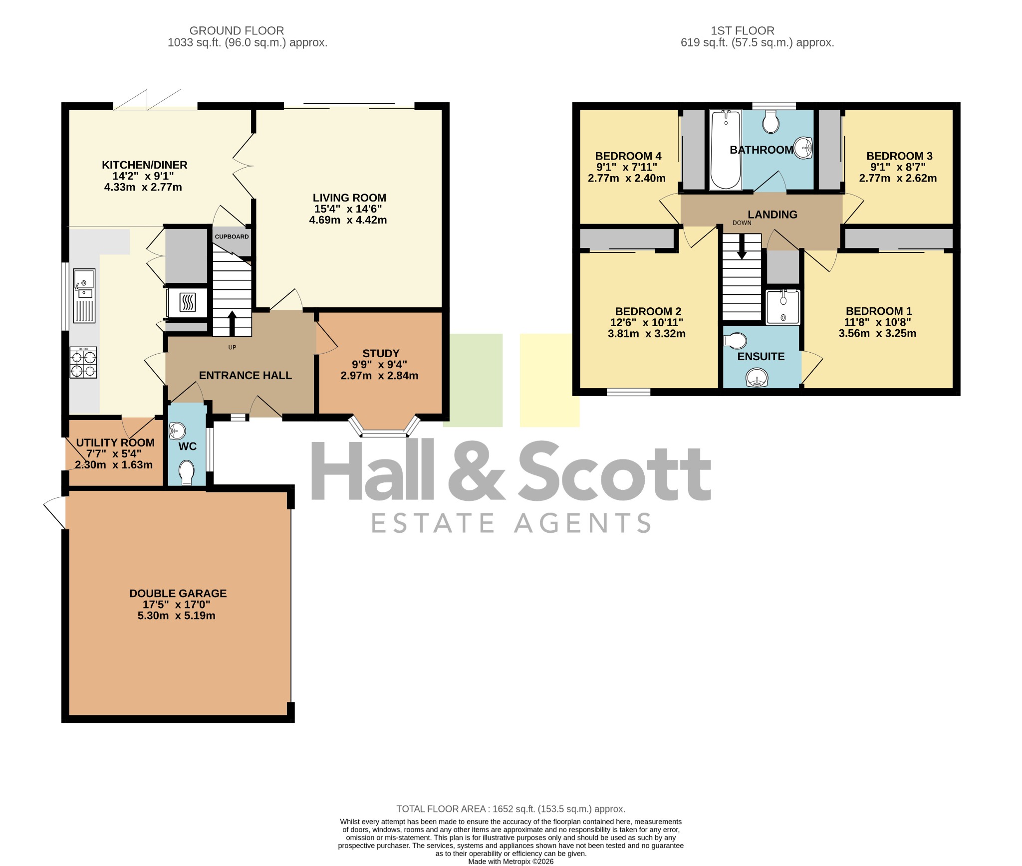 43 Butts Road, Ottery St Mary floorplan