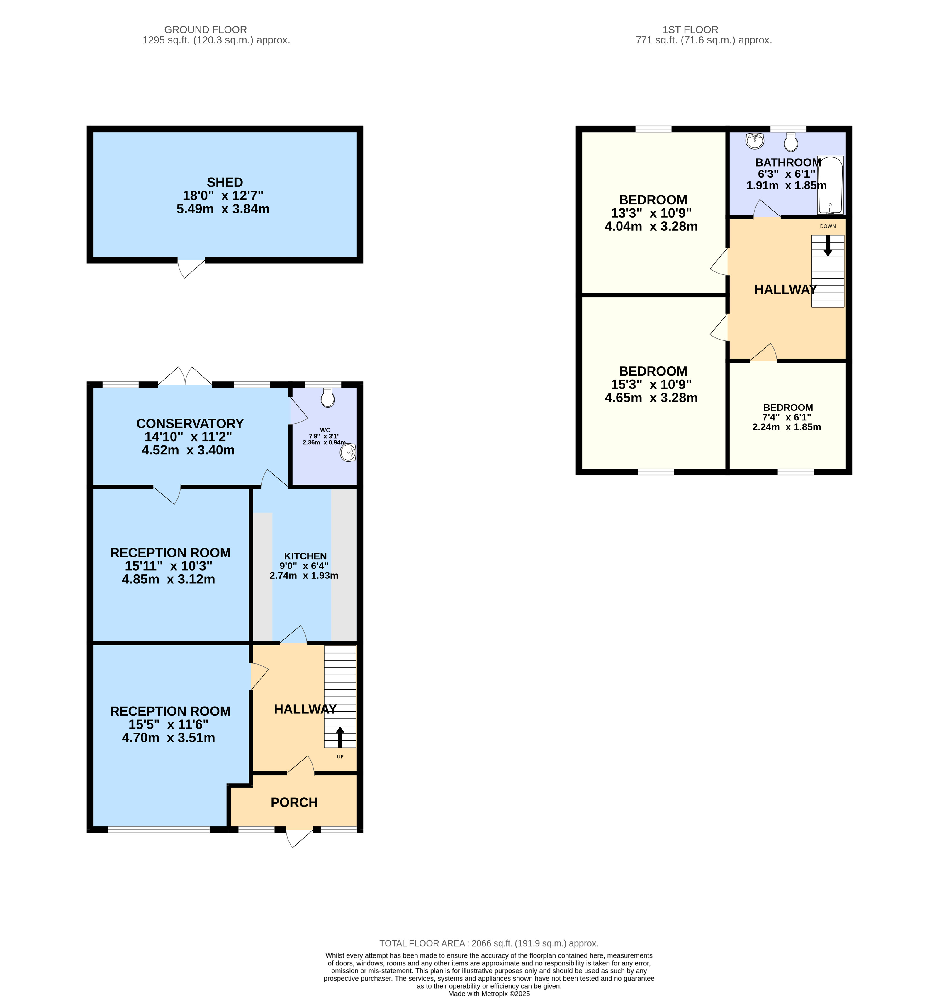 16, Abbotts Road, Southall floorplan