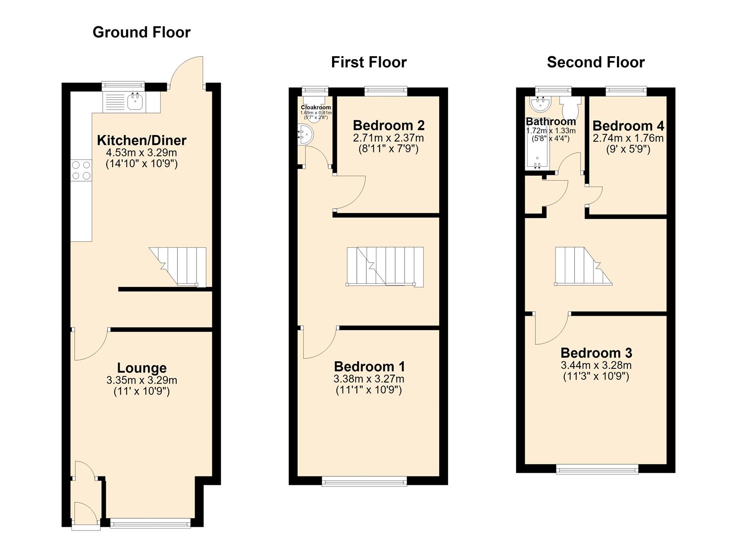 Windmill Street, Rochester floorplan