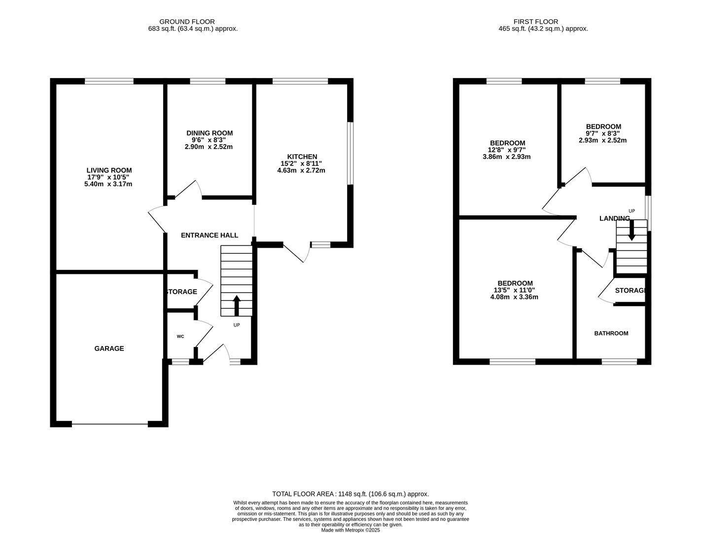 14, Ravine Close, Hastings floorplan