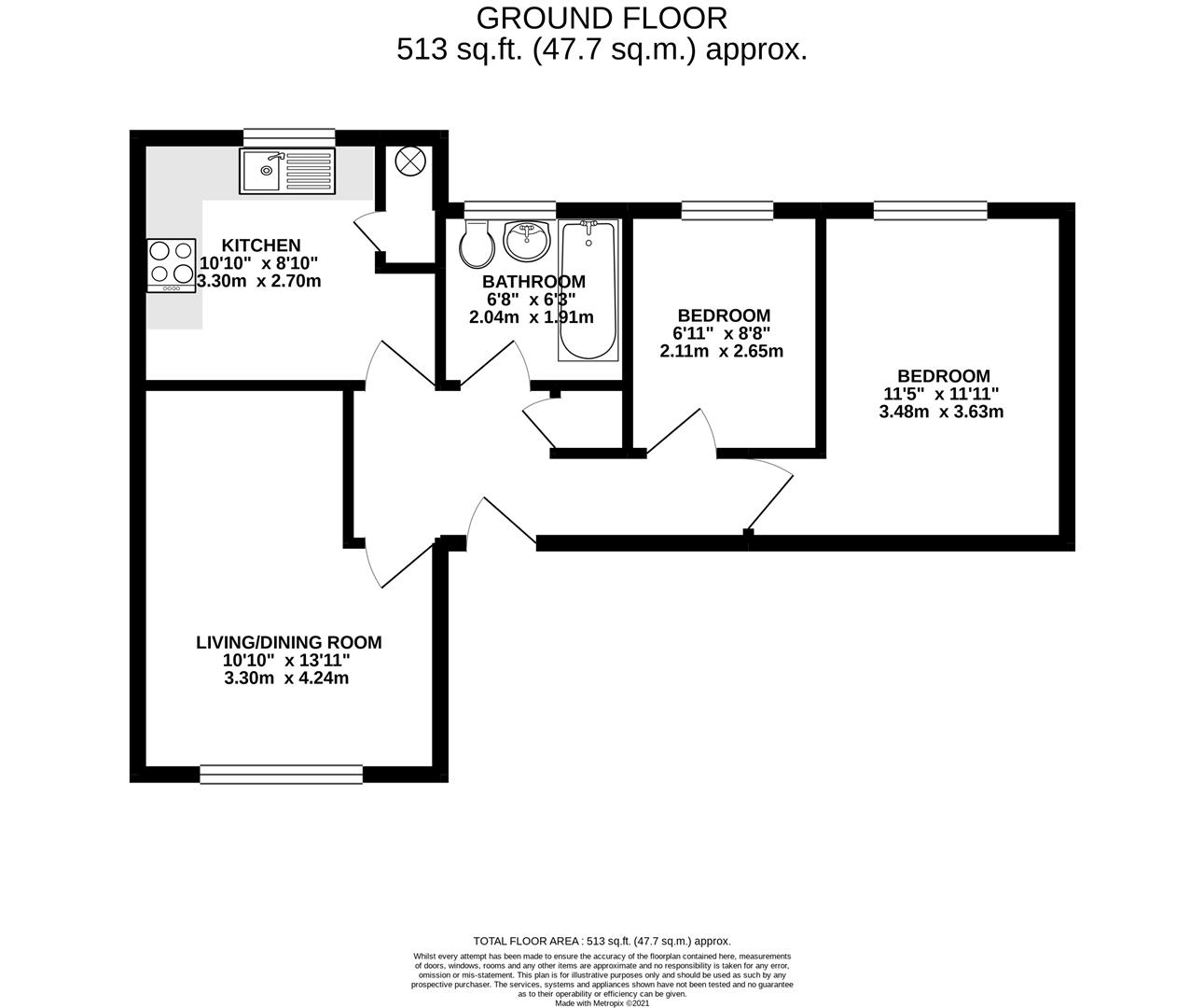 Grimwood Road, Twickenham TW1, 2 bedroom flat for sale 60197887