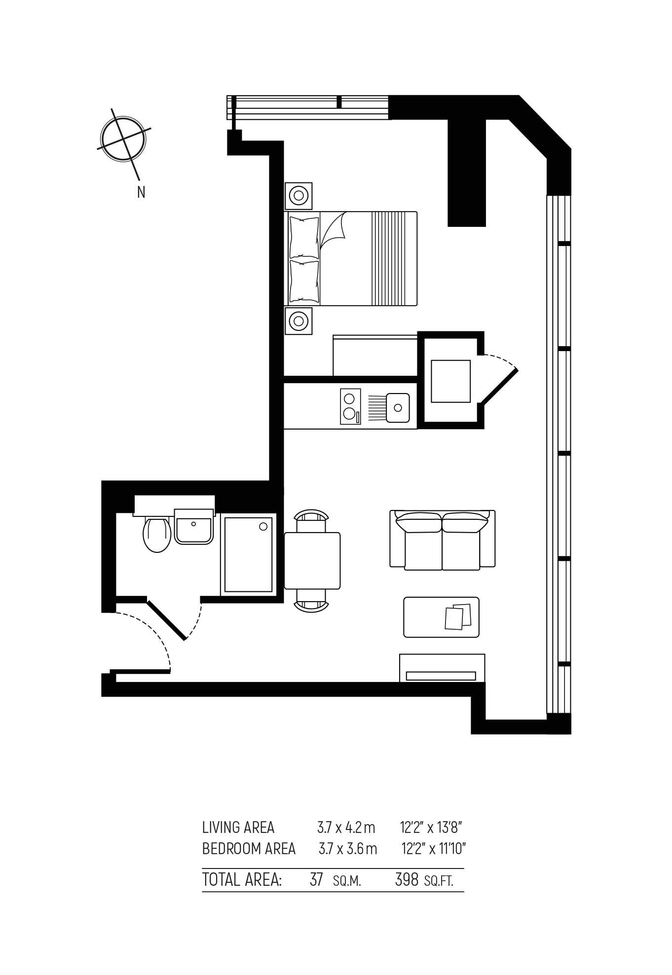 Flat 61, Skyline, SLOUGH floorplan