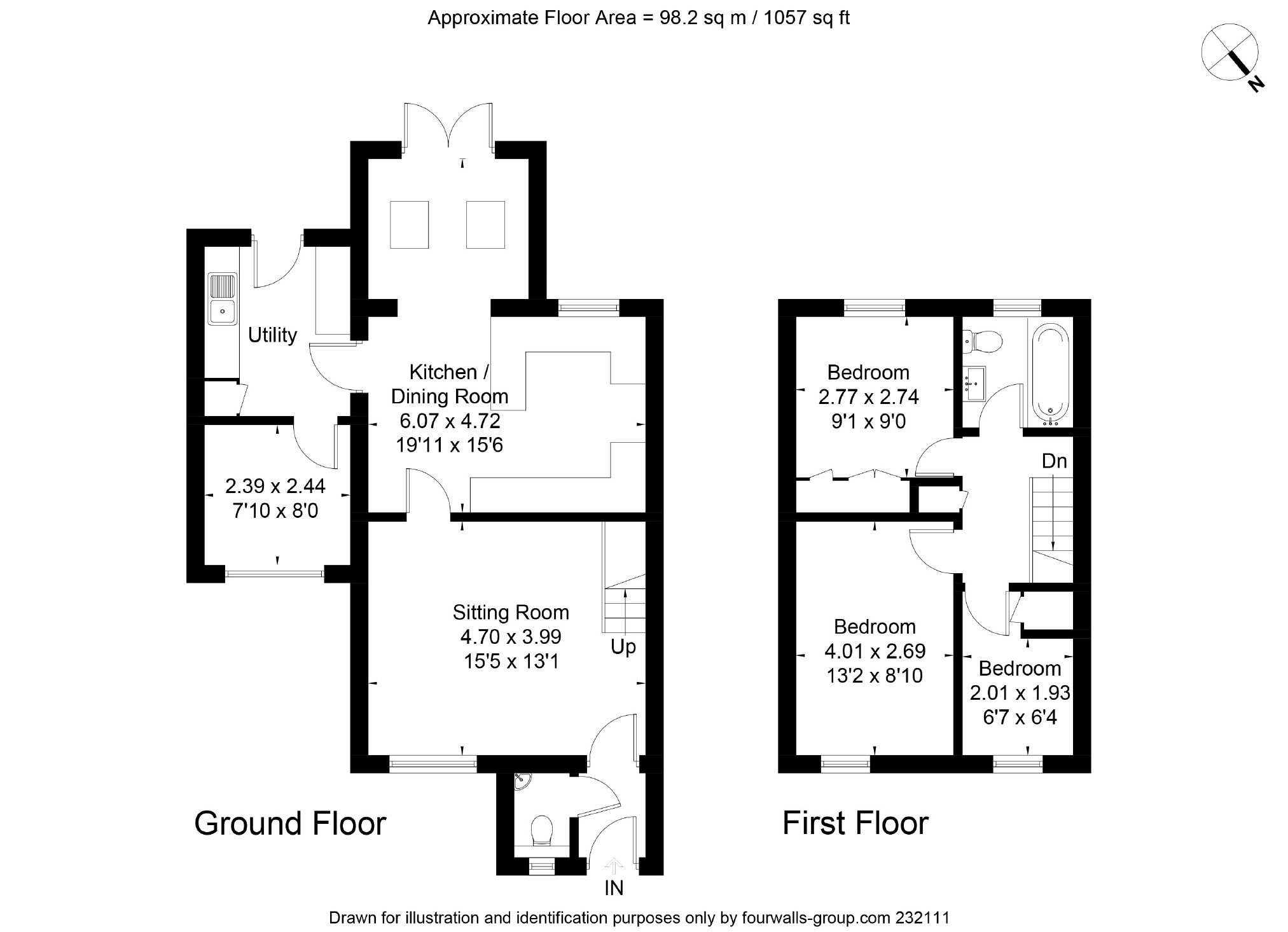 3 Bedrooms Detached house for sale in Meadow Close, Compton, Berkshire RG20