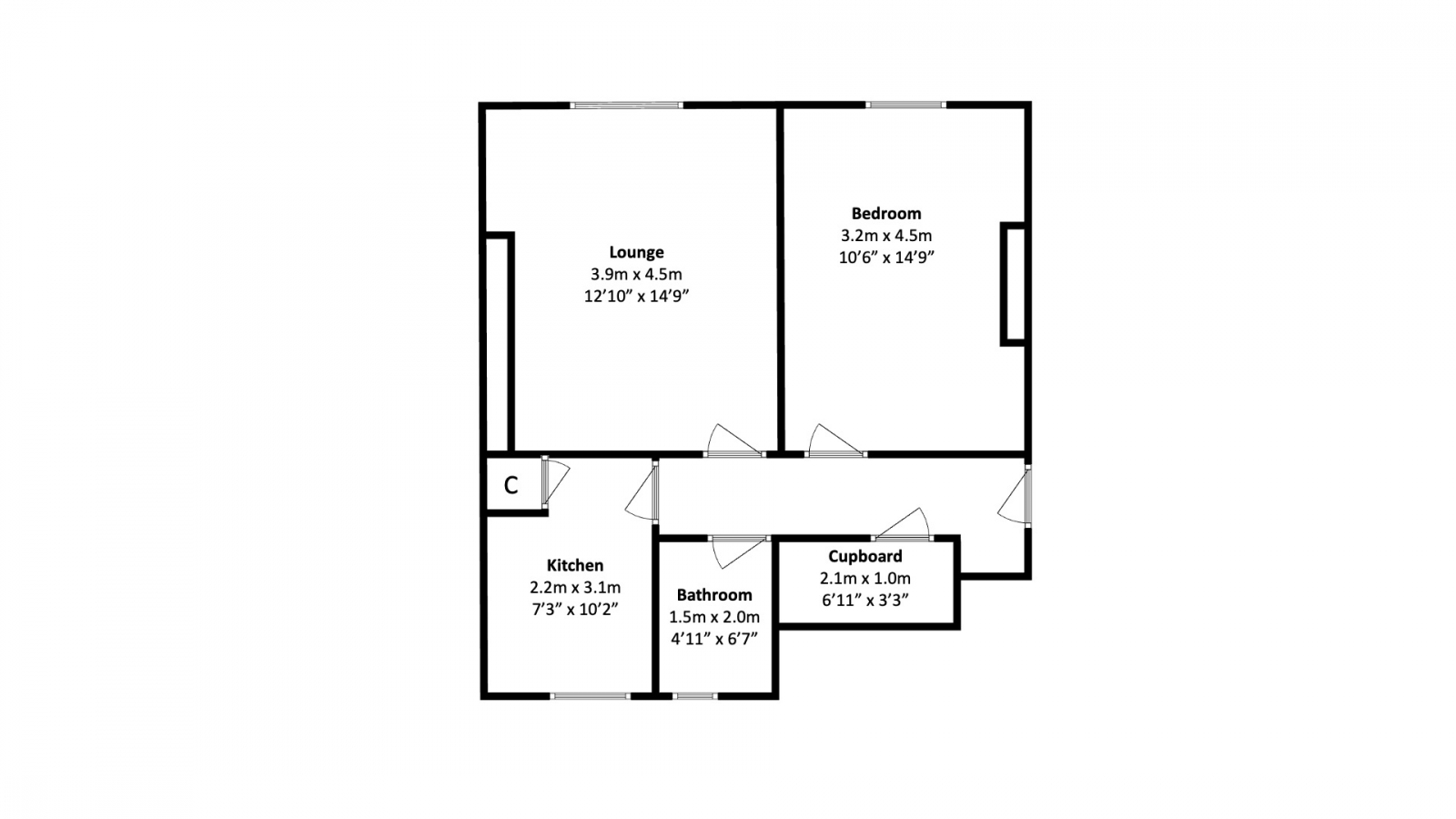 43 Blairholm Drive, Bellshill floorplan