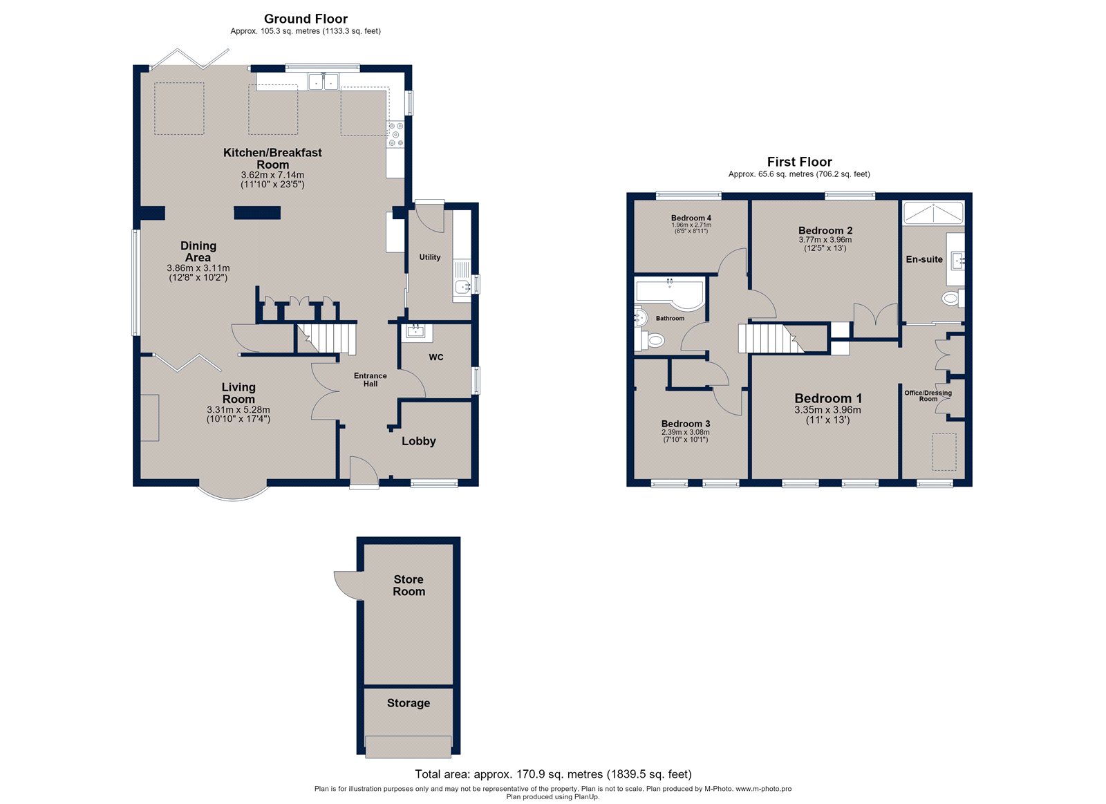 1, Seymour Place, Northamptonshire, PE8 floorplan