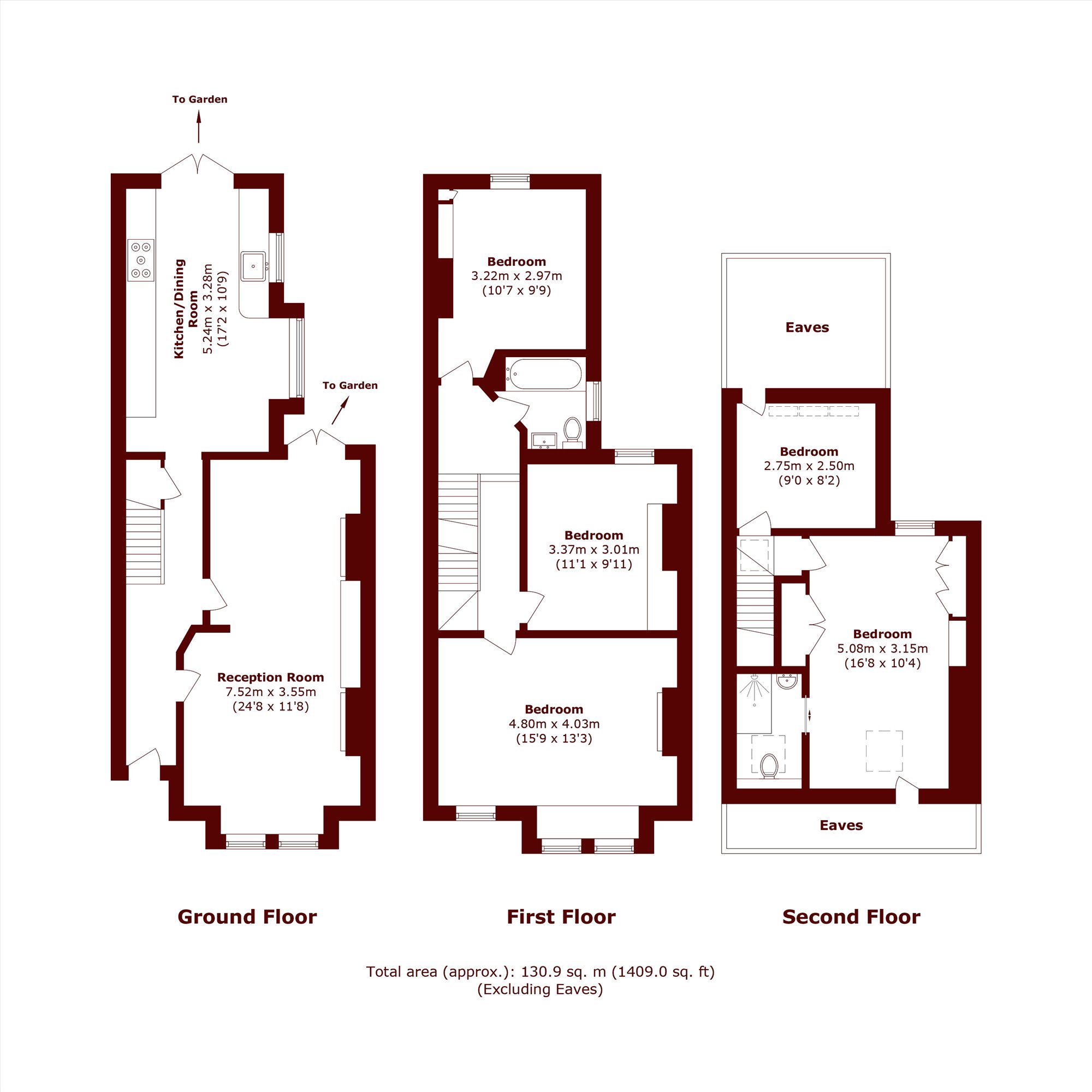 10, Hopedale Road, London floorplan