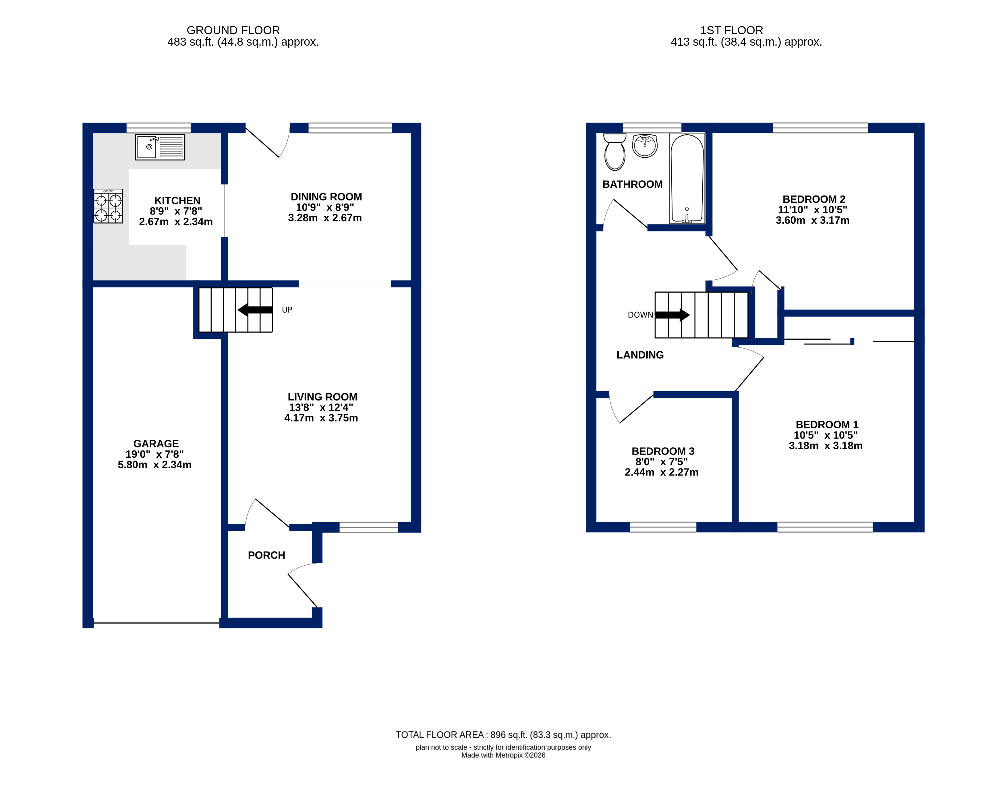 15, Longfield Road, West Yorkshire floorplan
