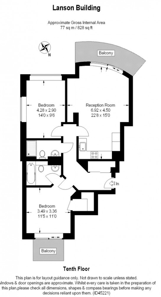 2 Bedrooms Flat to rent in Queenstown Road, Battersea SW8