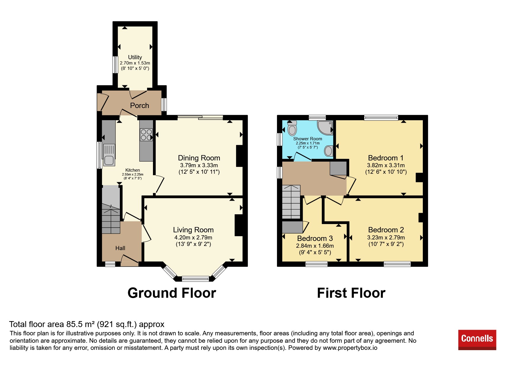 44, Tennyson Road, Stafford floorplan