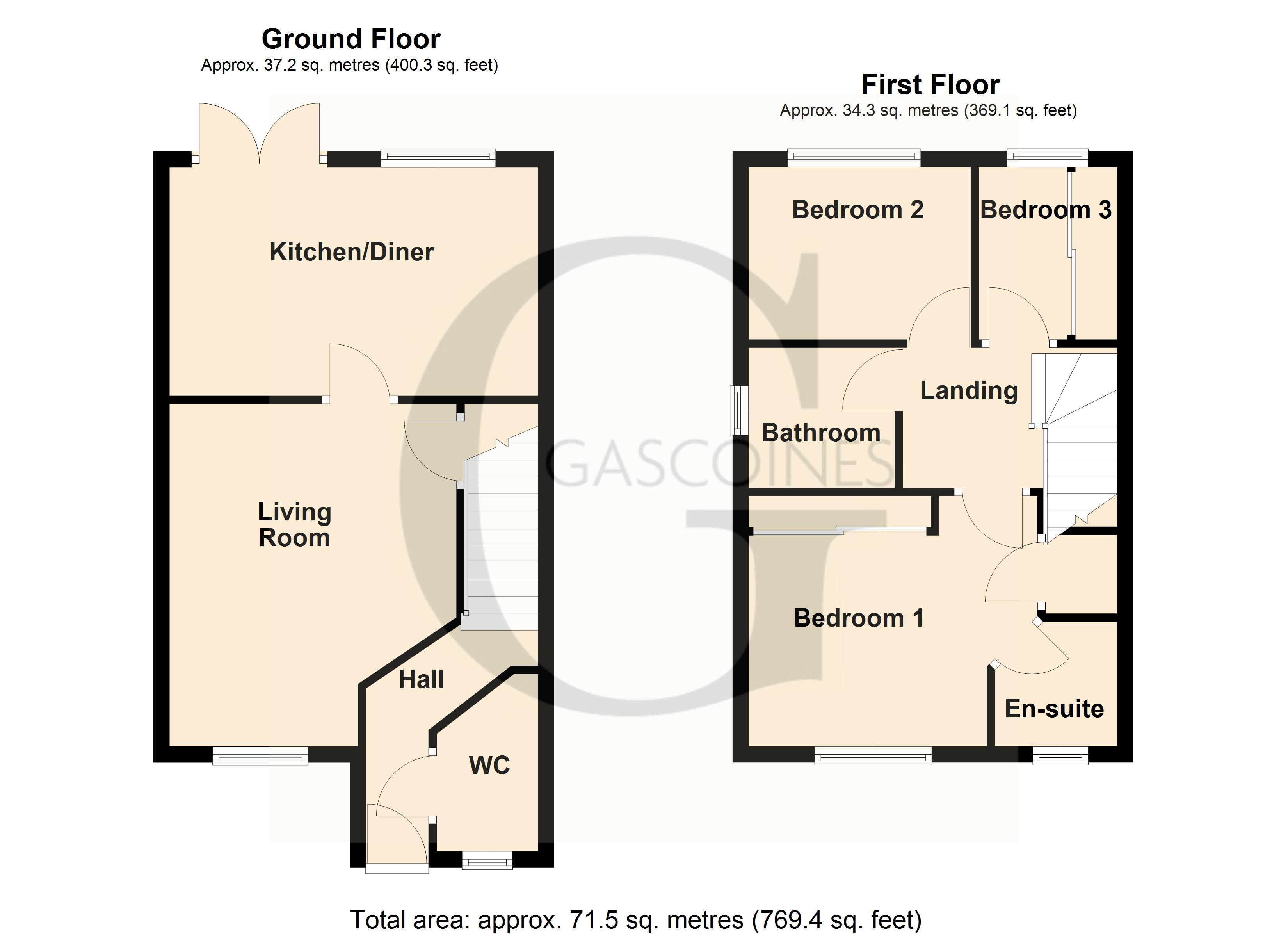 29, Butterfly Lane, Nottingham floorplan
