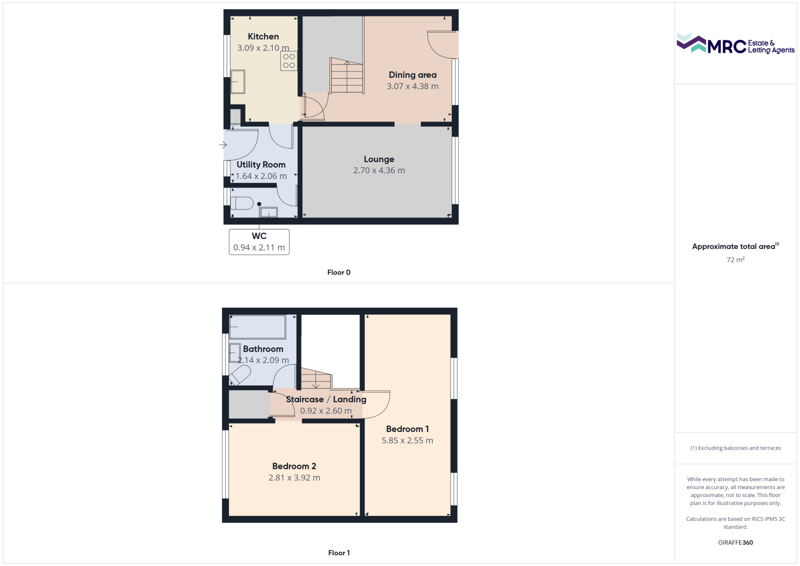 131 Oakington Garth, Bransholme, Hull floorplan