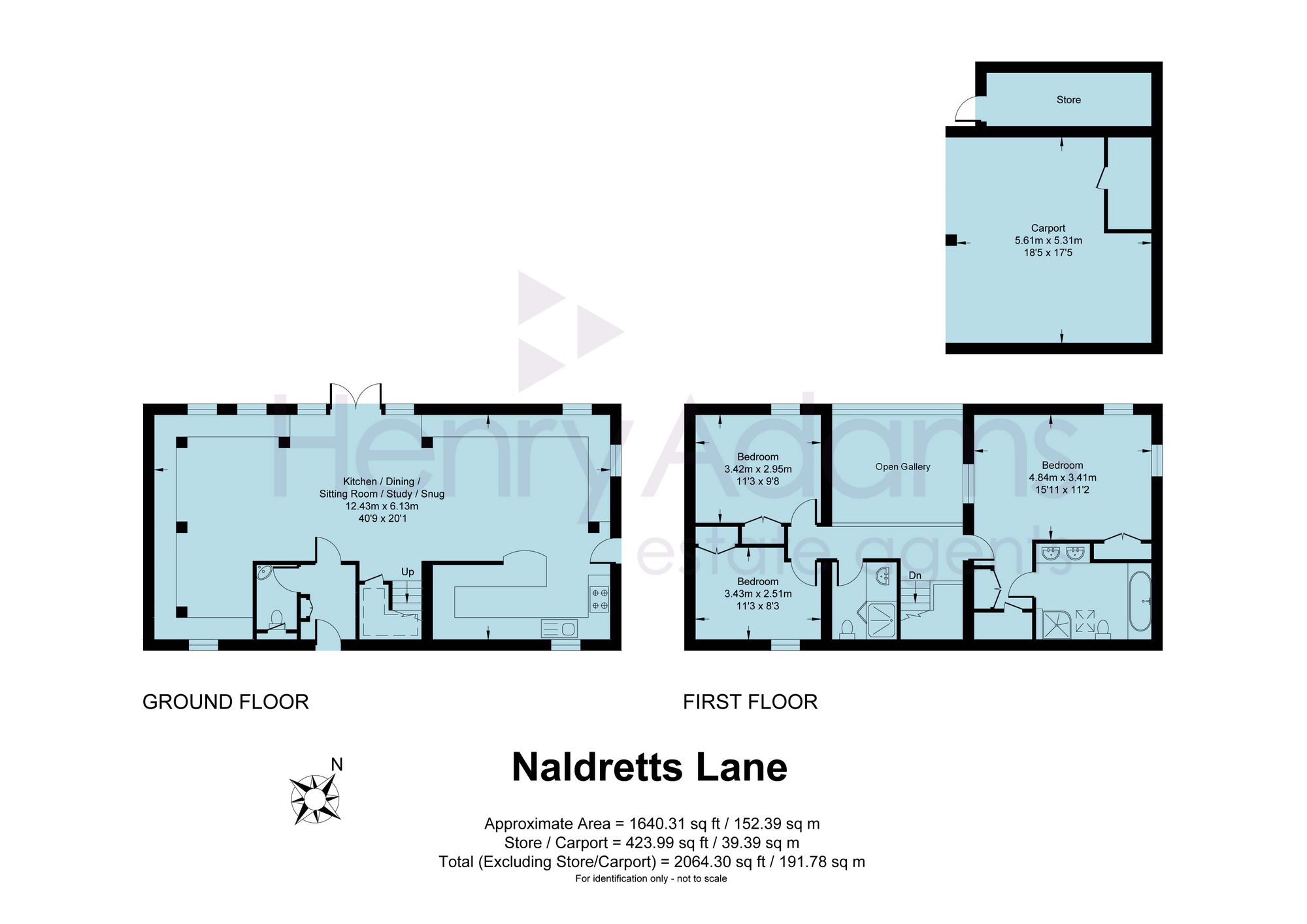 Upper Barn Naldretts Lane, Horsham floorplan