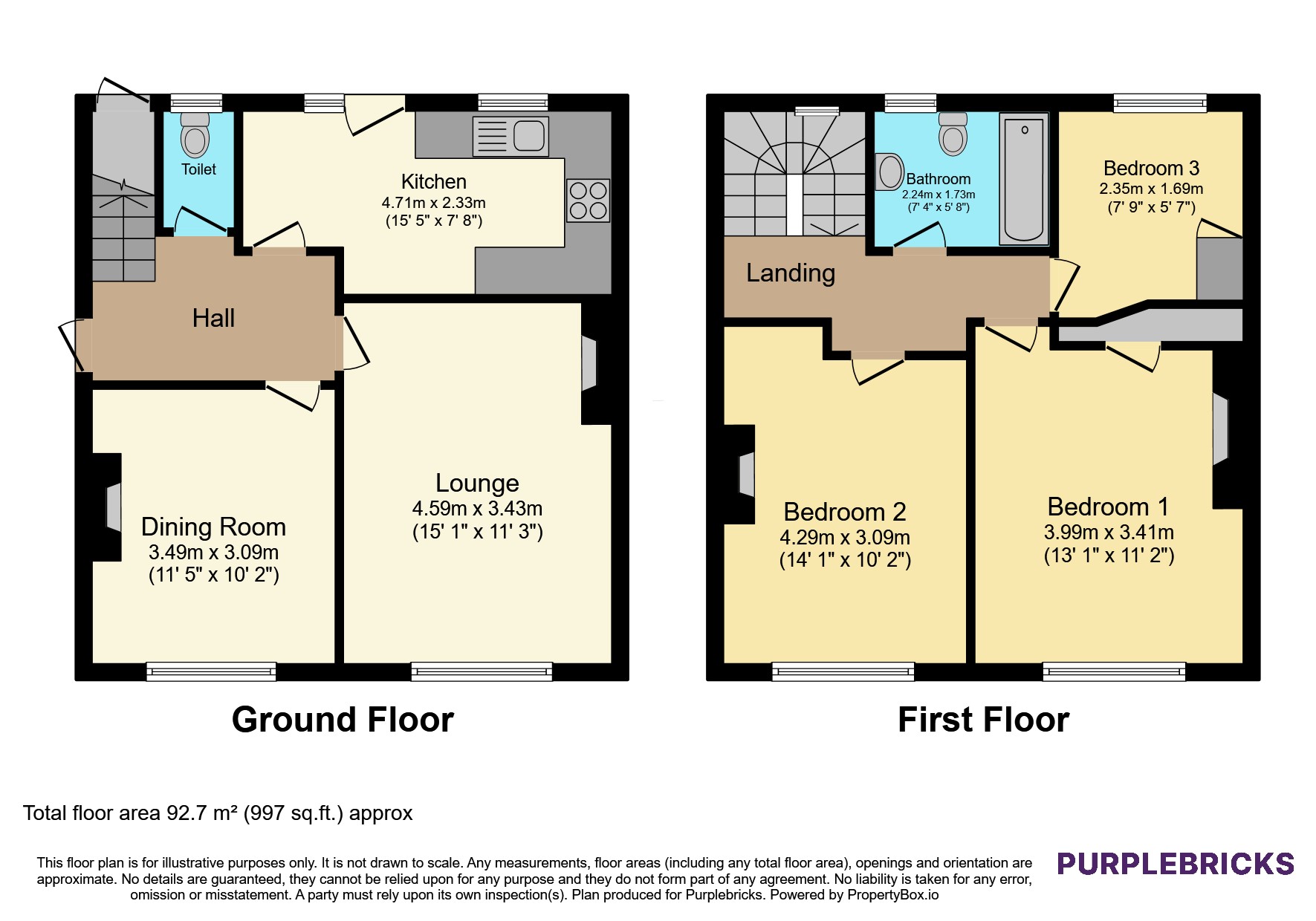 68, Abbott Road, Mansfield floorplan