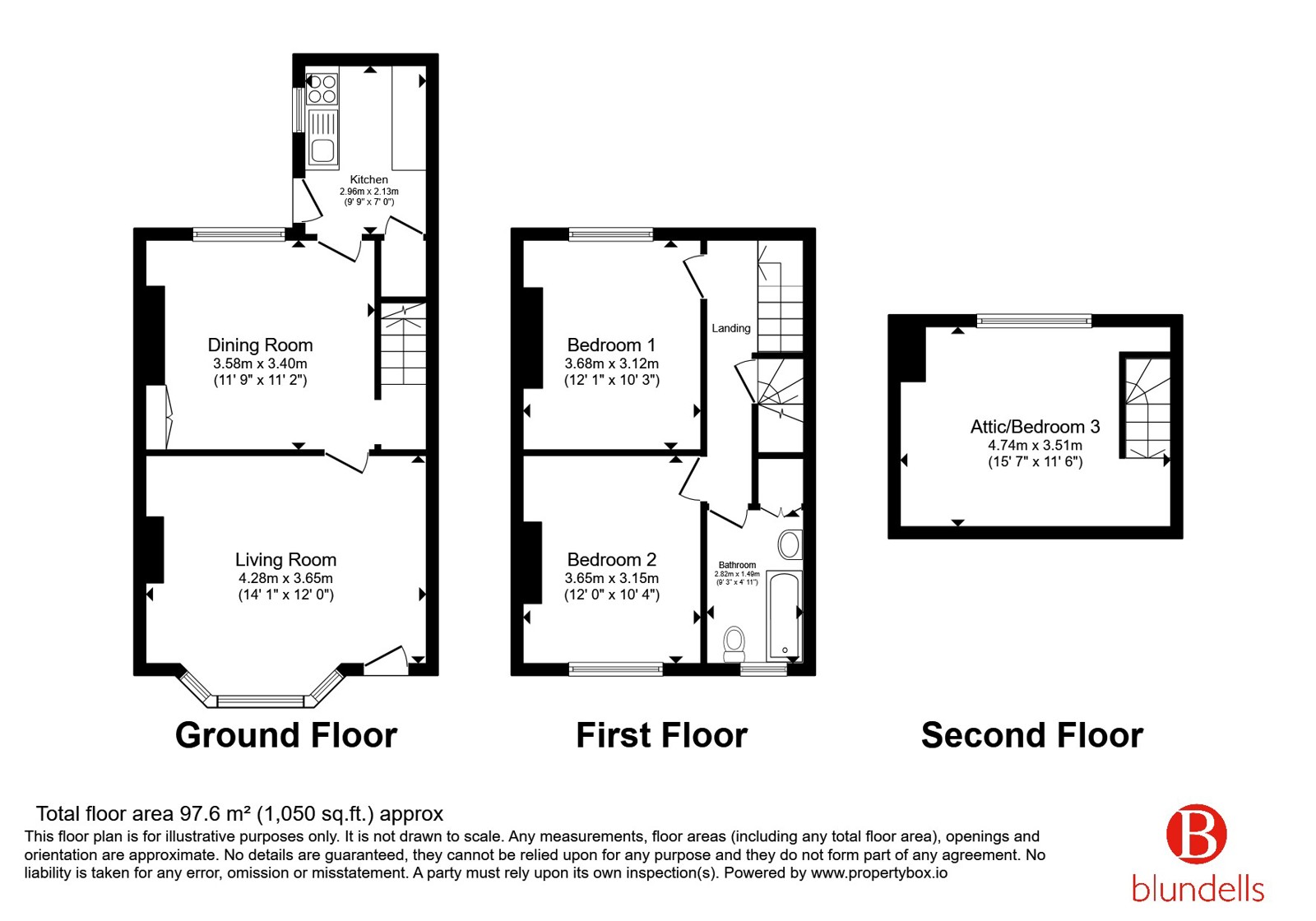 12, Clarke Square, Sheffield floorplan