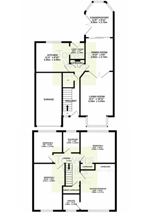 54, Heather Way, Yeovil floorplan