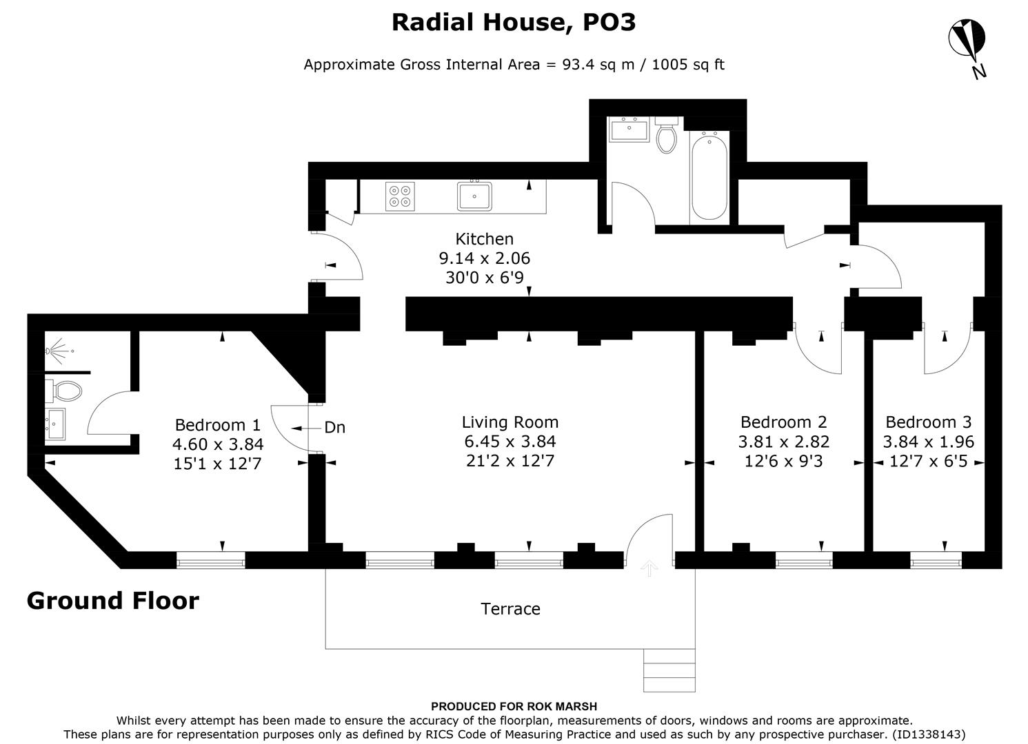 40 Radial House, Governors Walk, Portsmouth floorplan