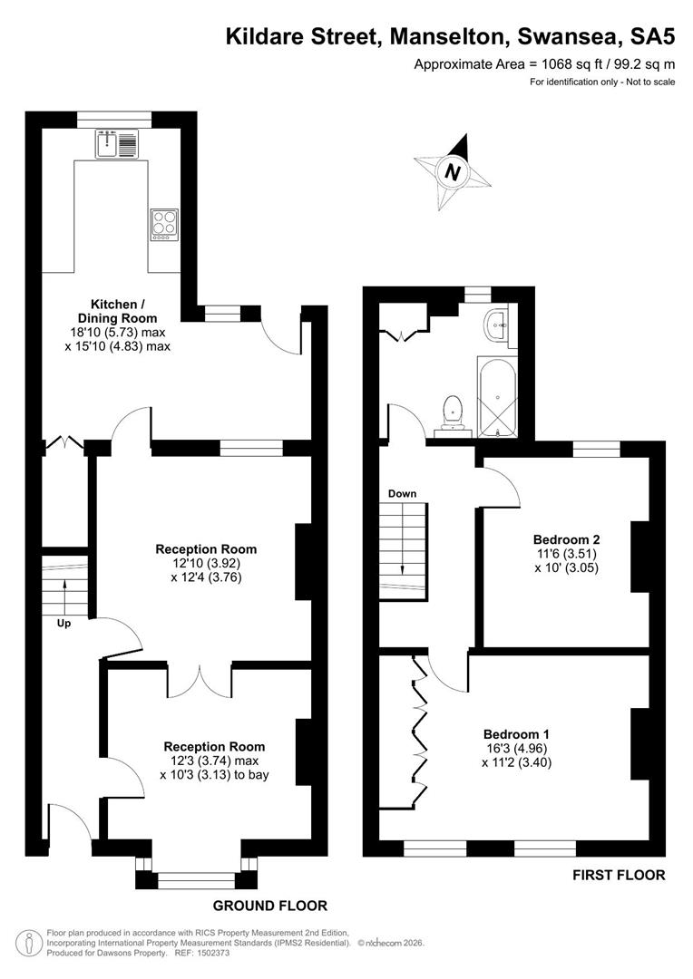 12, Kildare Street, Swansea floorplan