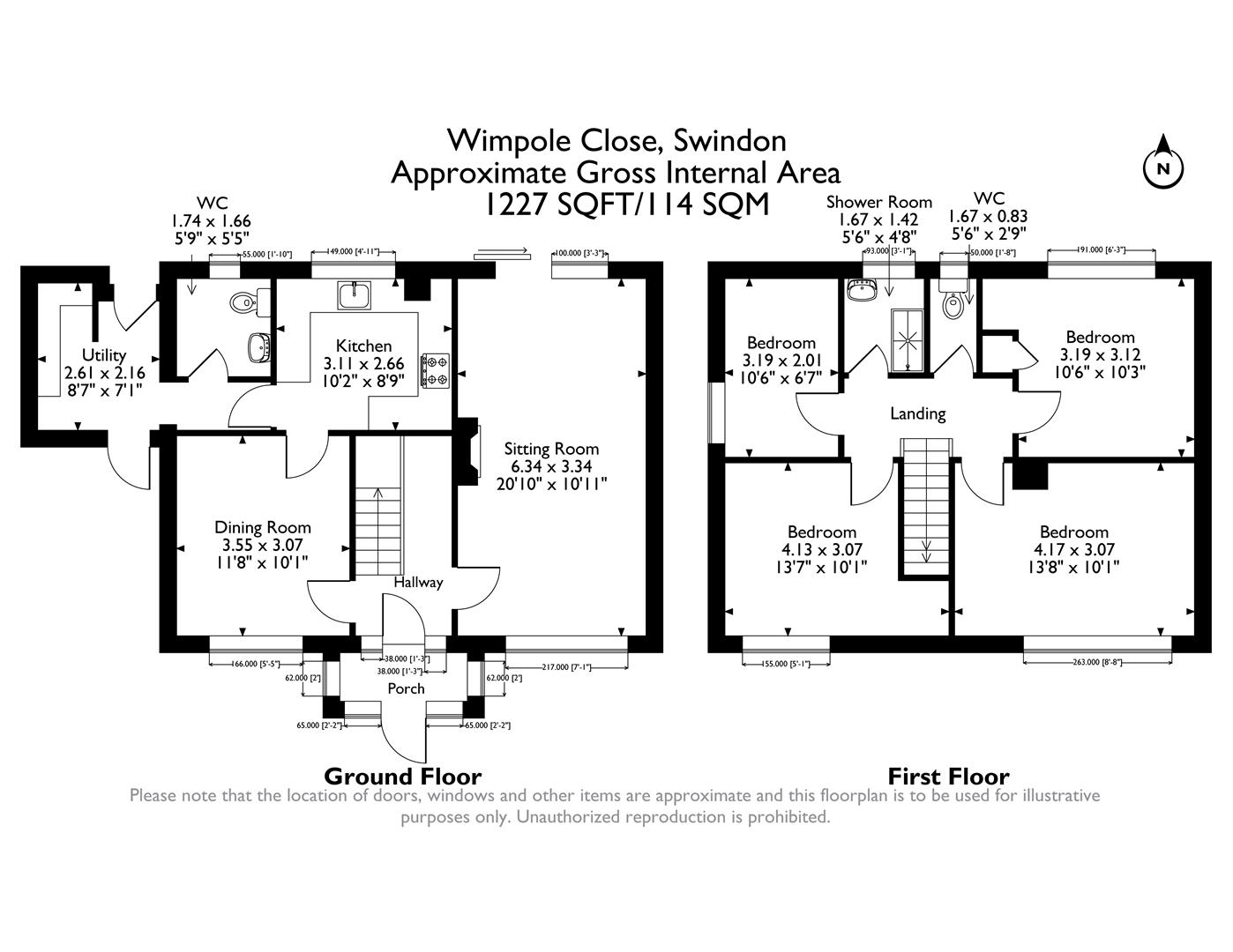 Wimpole Close, Swindon floorplan