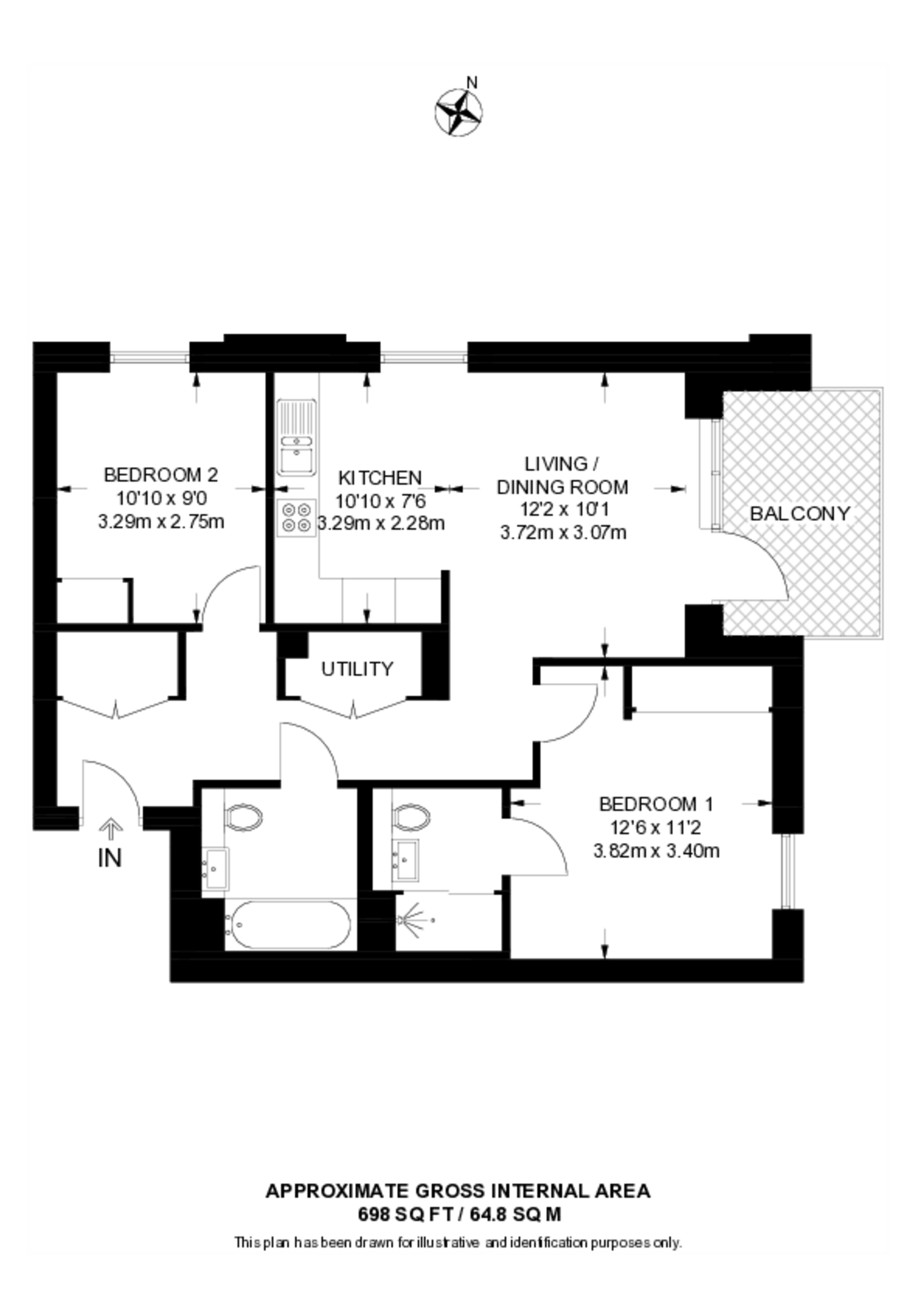 Brook Road, Hornsey floorplan