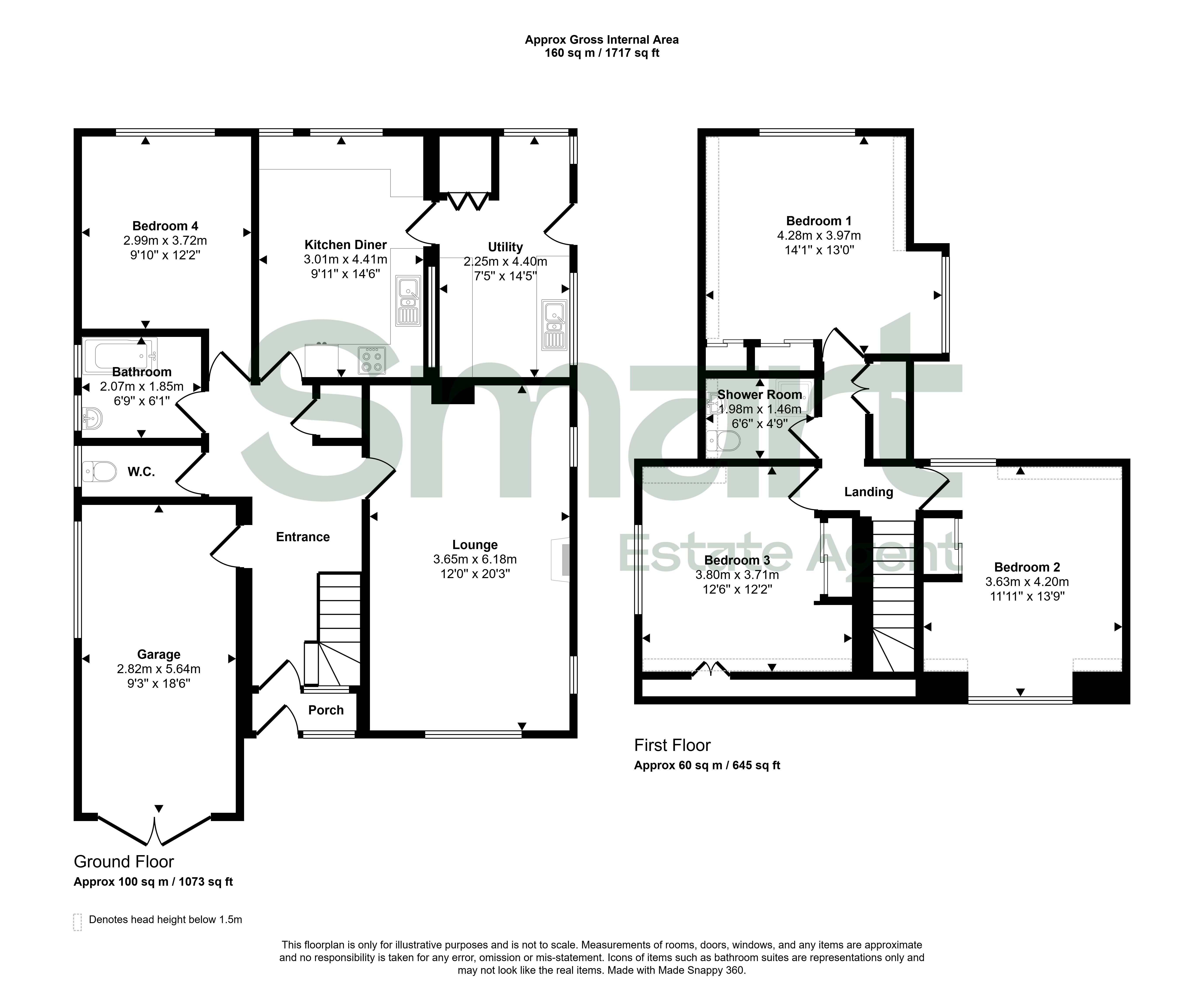 Greenacres, Old Ide Lane, Exeter floorplan
