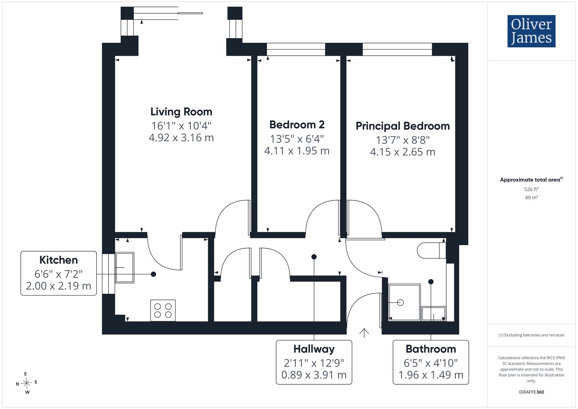 Flat 22, Millfield Court Brampton Road, Huntingdon floorplan