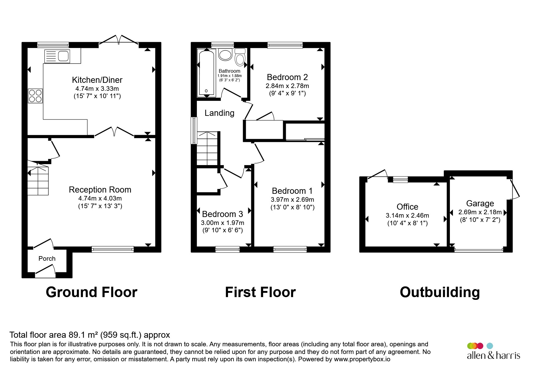 17, Pytenry Close, Abingdon floorplan