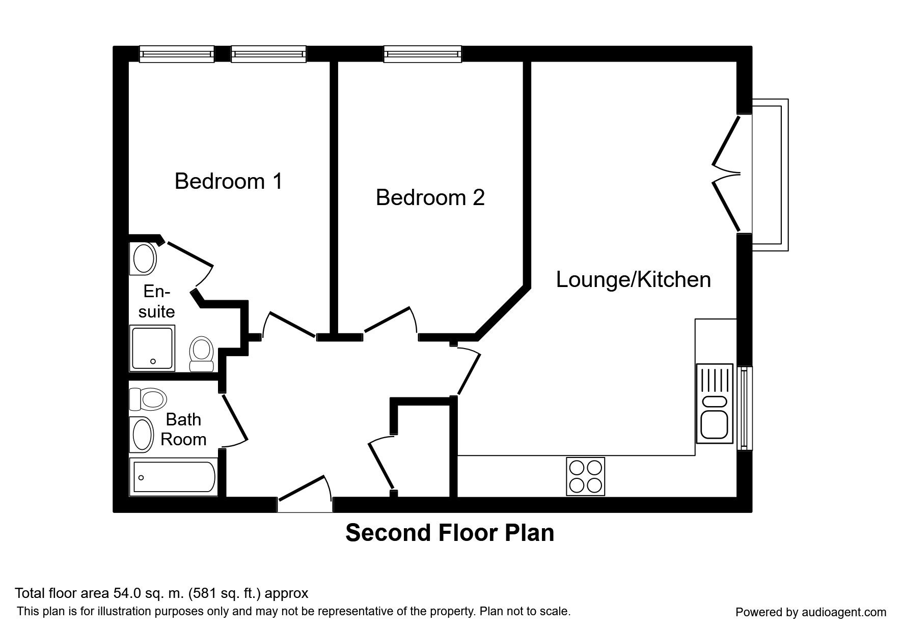 2 Bedrooms Flat for sale in Elmira Way, Salford M5