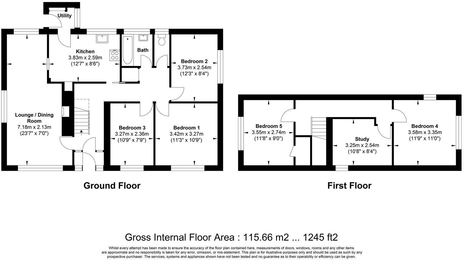 Four Winds, -, Penzance floorplan