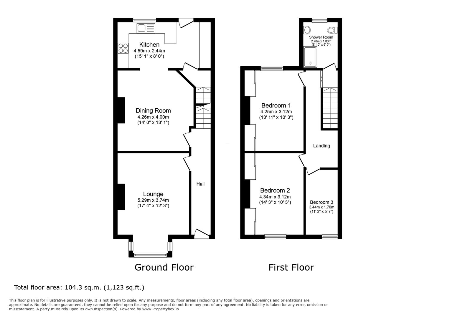 11, Waverley Terrace, Halifax floorplan