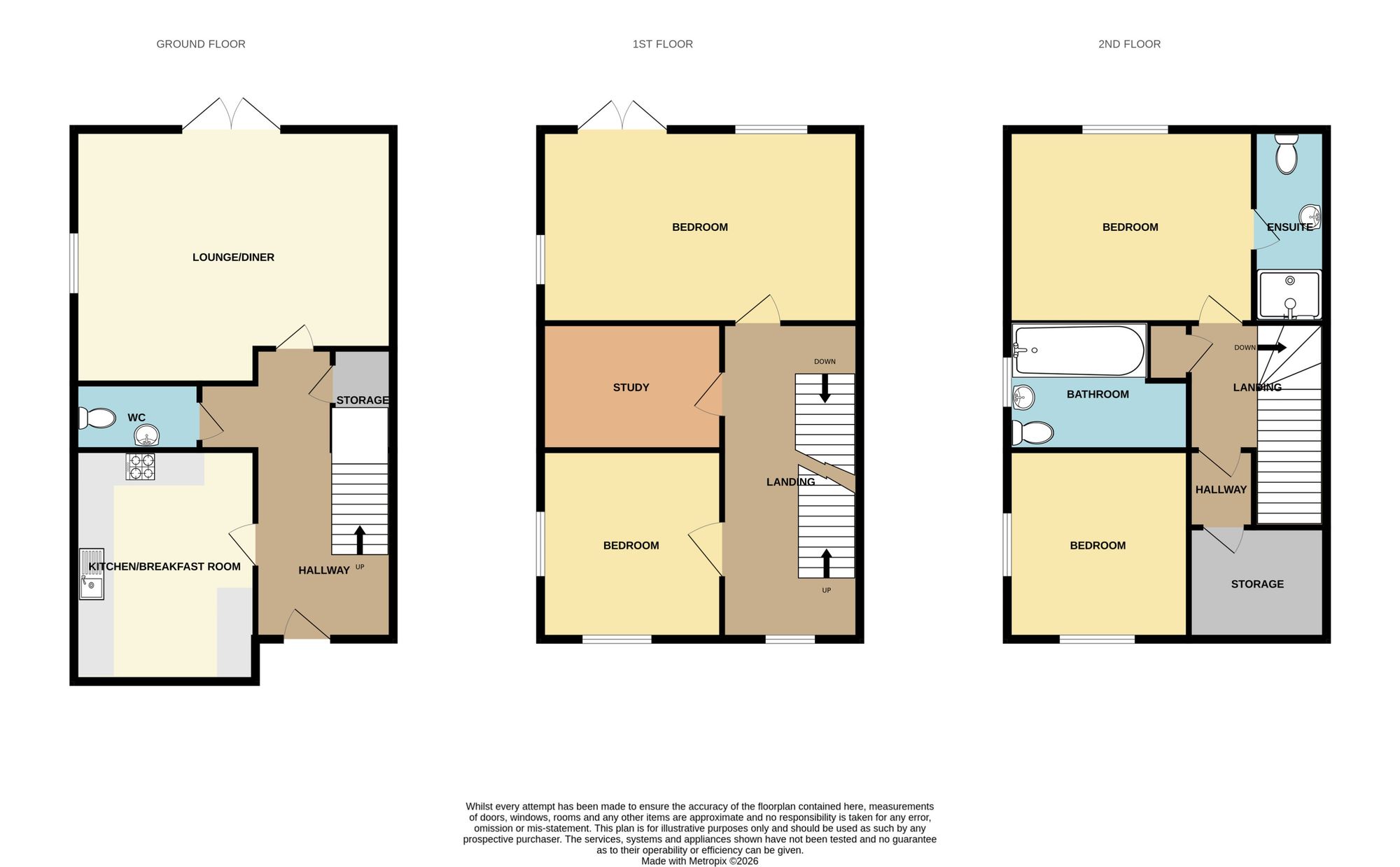 52 Hendy Avenue, Telford floorplan