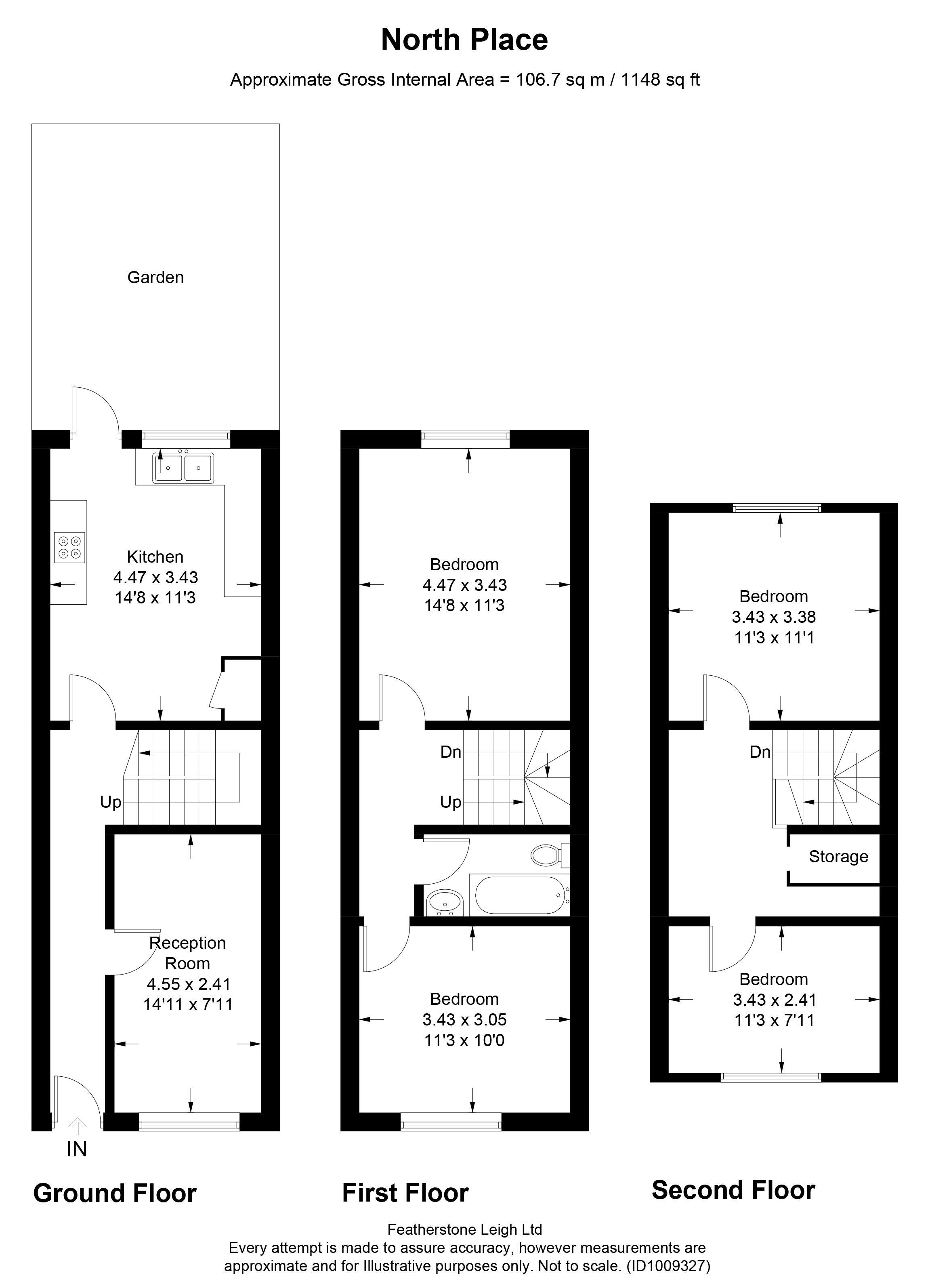 30, North Place, Teddington floorplan