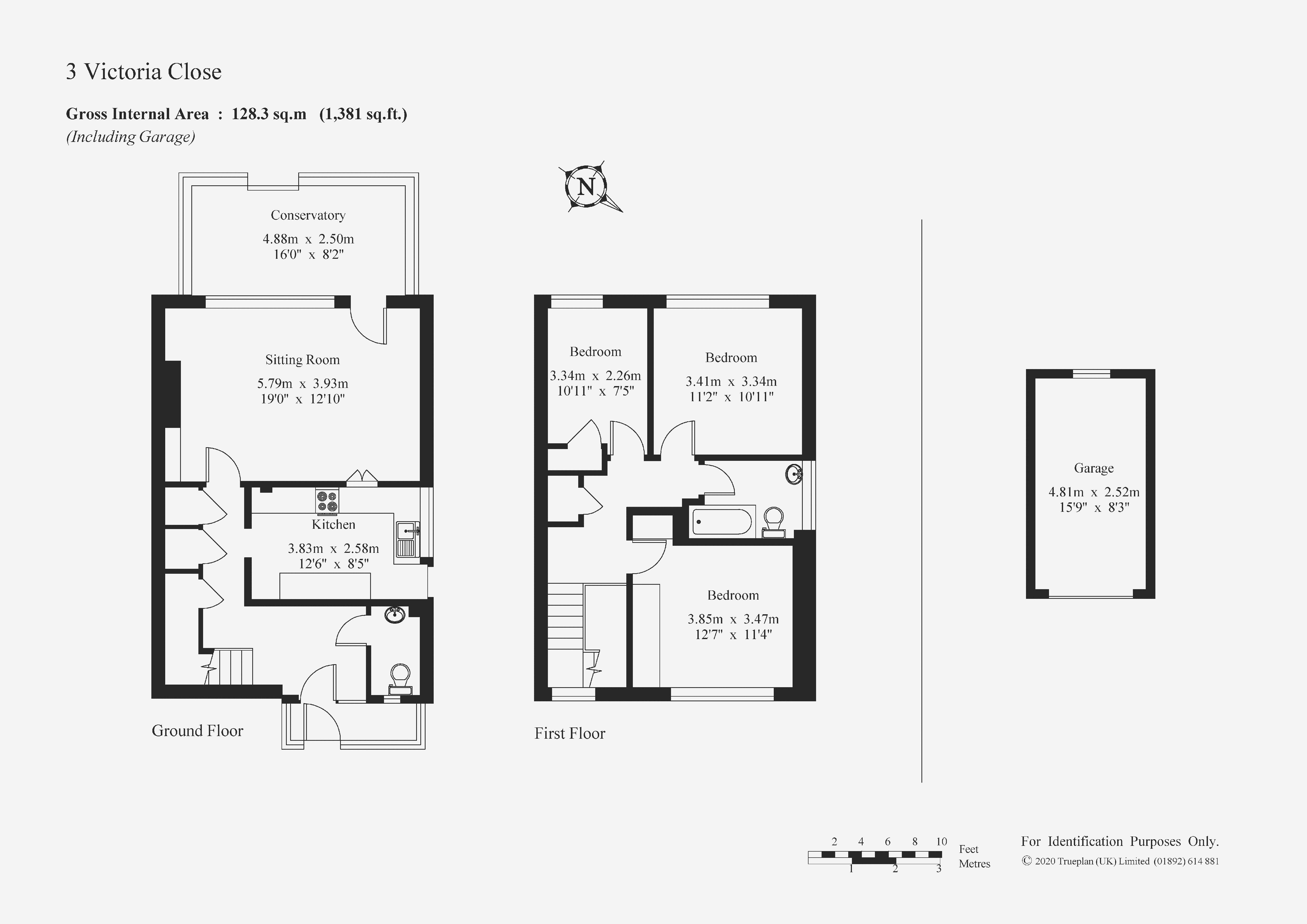 3 bed semidetached house for sale in Victoria Close, Mill Hill