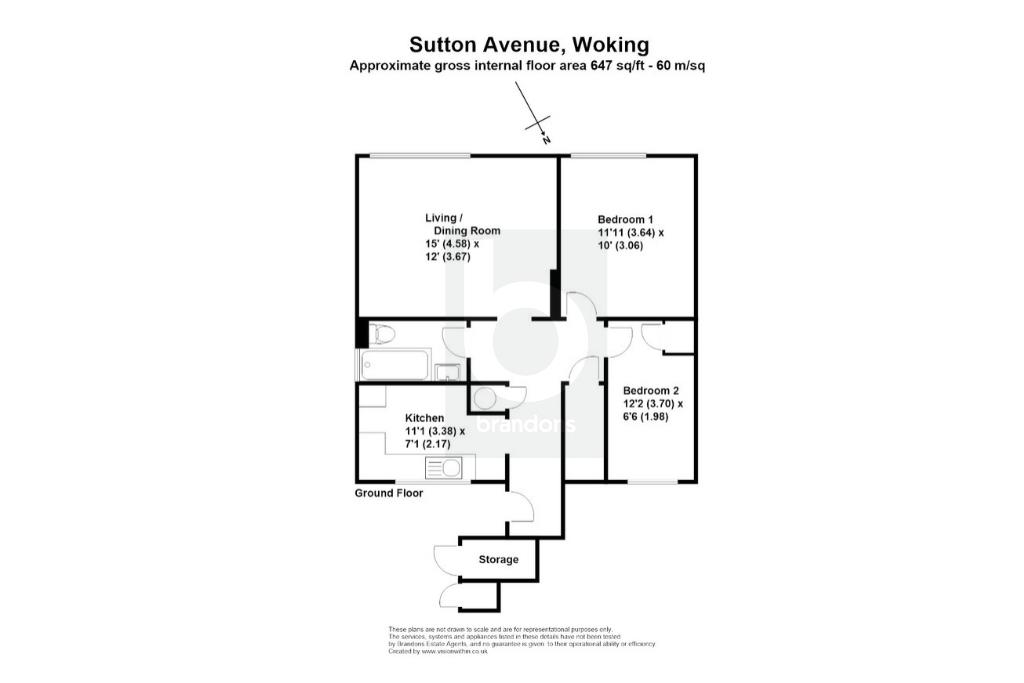 145, Sutton Avenue, Woking floorplan