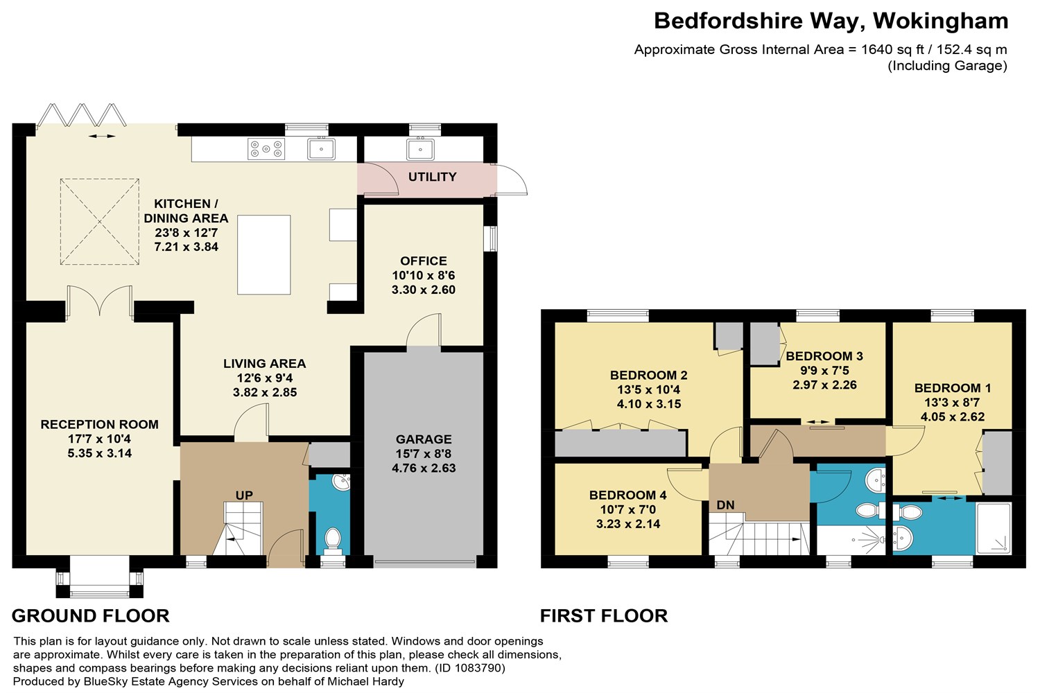 90 Bedfordshire Way, Wokingham floorplan