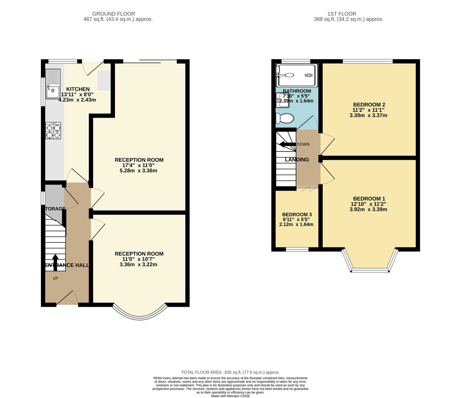21, Sledmore Road, Dudley floorplan