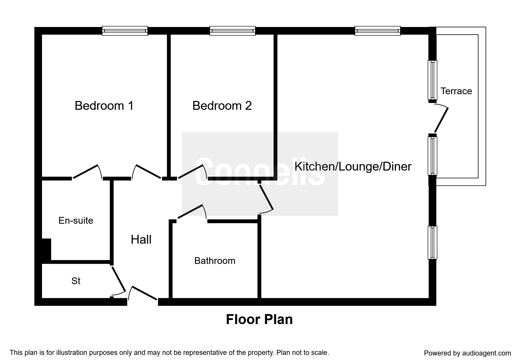 2 Bedrooms Flat for sale in Rocky Lane, Haywards Heath RH16