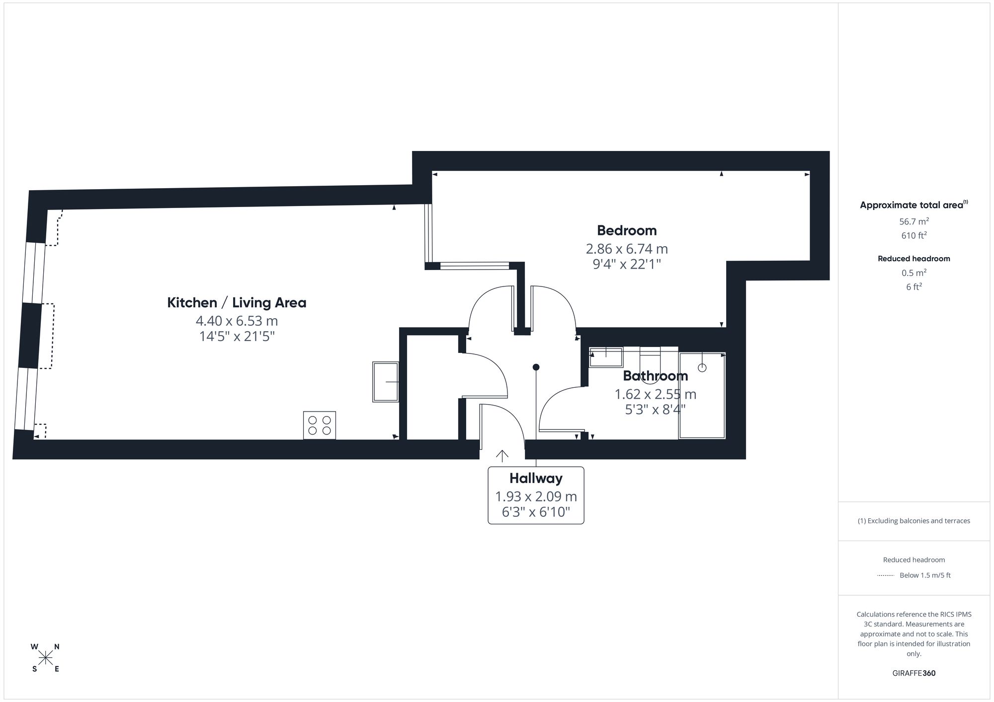 Apt 25, Essex House, Colchester floorplan