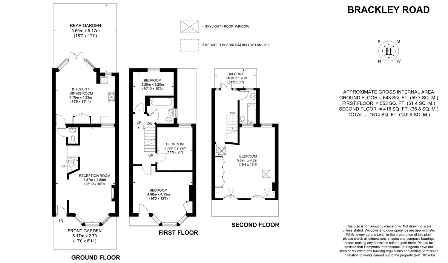 23, Brackley Road, London floorplan