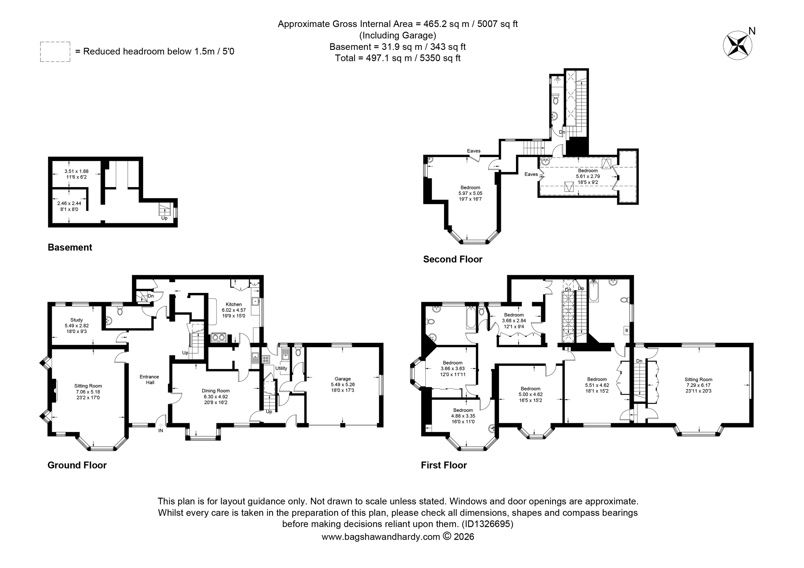 Garth House,  38 Frant Road, Tunbridge Wells floorplan