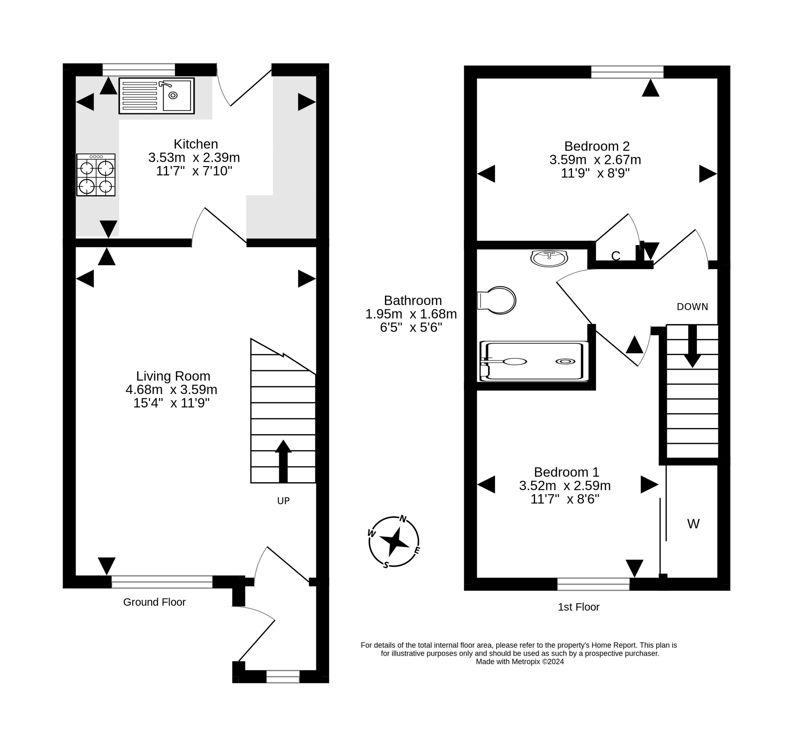 24 Upper Craigour Way, Little France, Edinburgh EH17, 2 bedroom terraced house for sale