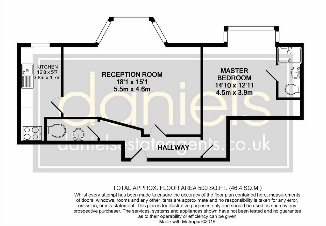 1 Bedrooms Flat to rent in Nicoll Road, Harlesden, London NW10