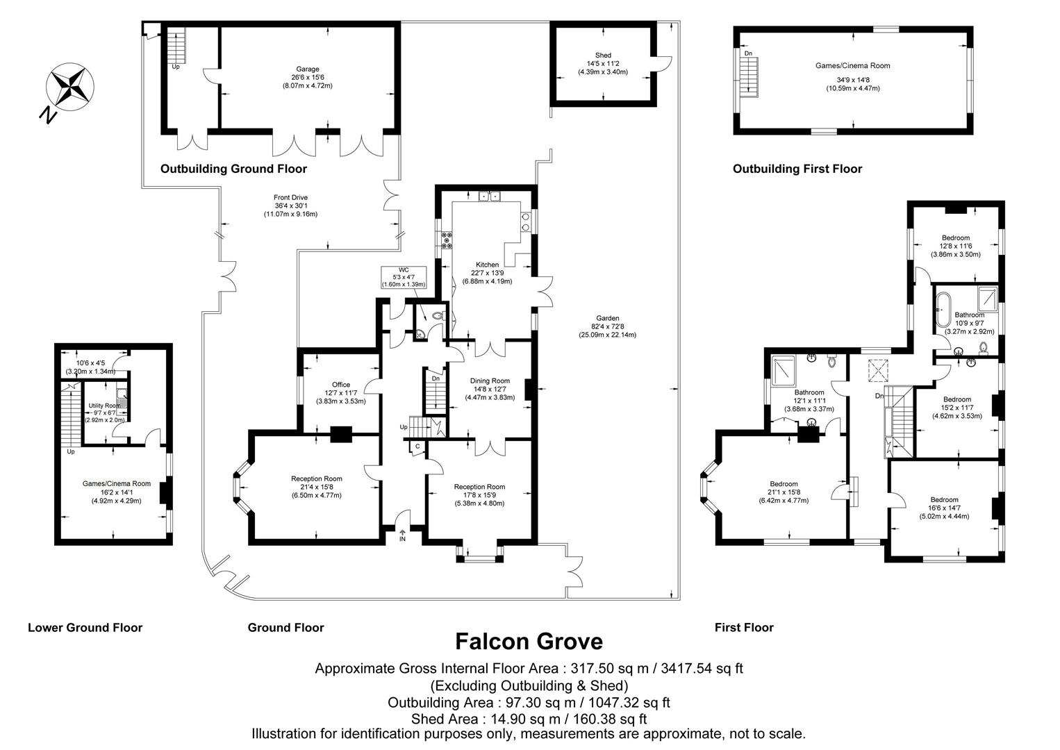 Falcon Grove, Audley Road, Saffron Walden floorplan