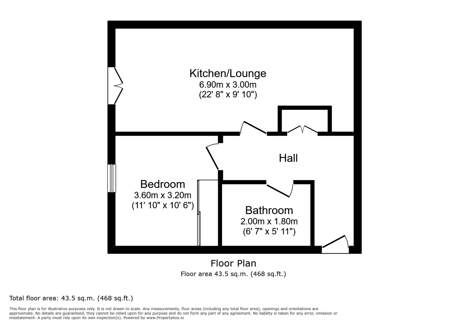 Brodsworth Court, 4,11, Ripley Close, Wakefield floorplan
