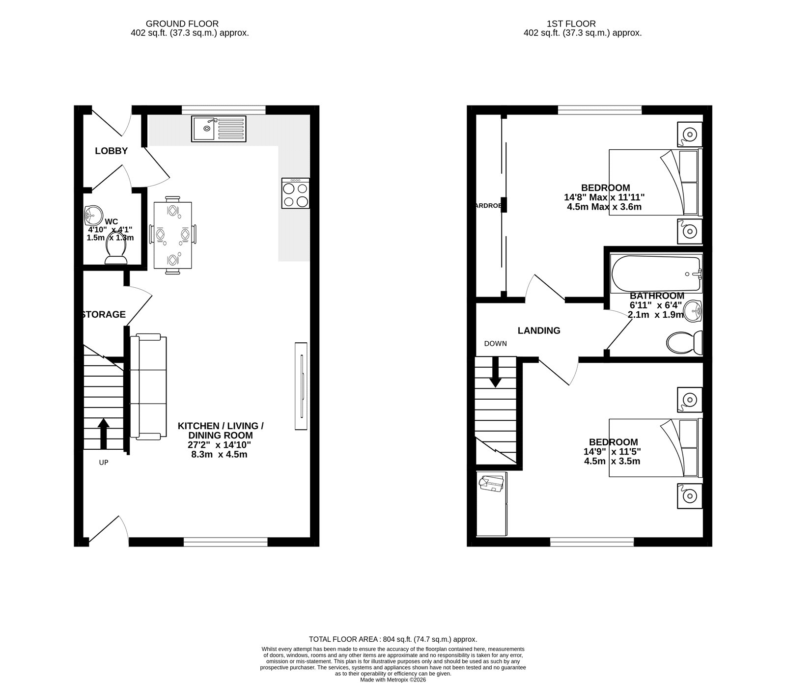 5, Roddick Walk, Haywards Heath floorplan