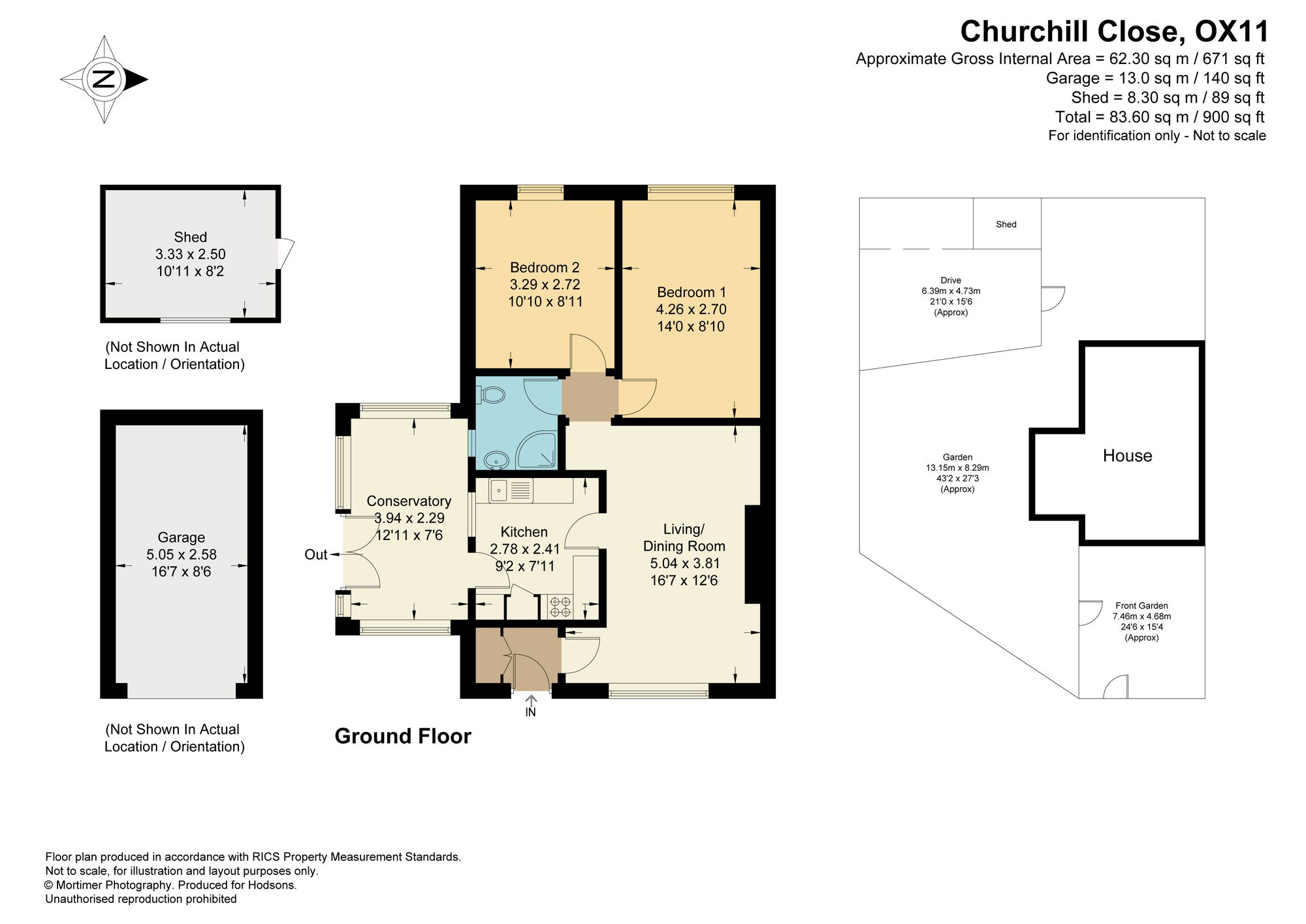 1 Churchill Close, Didcot floorplan