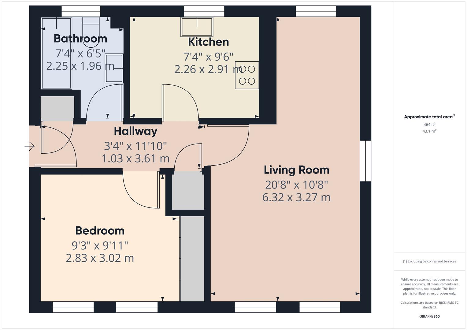 18, Bardsley Close, Colchester floorplan