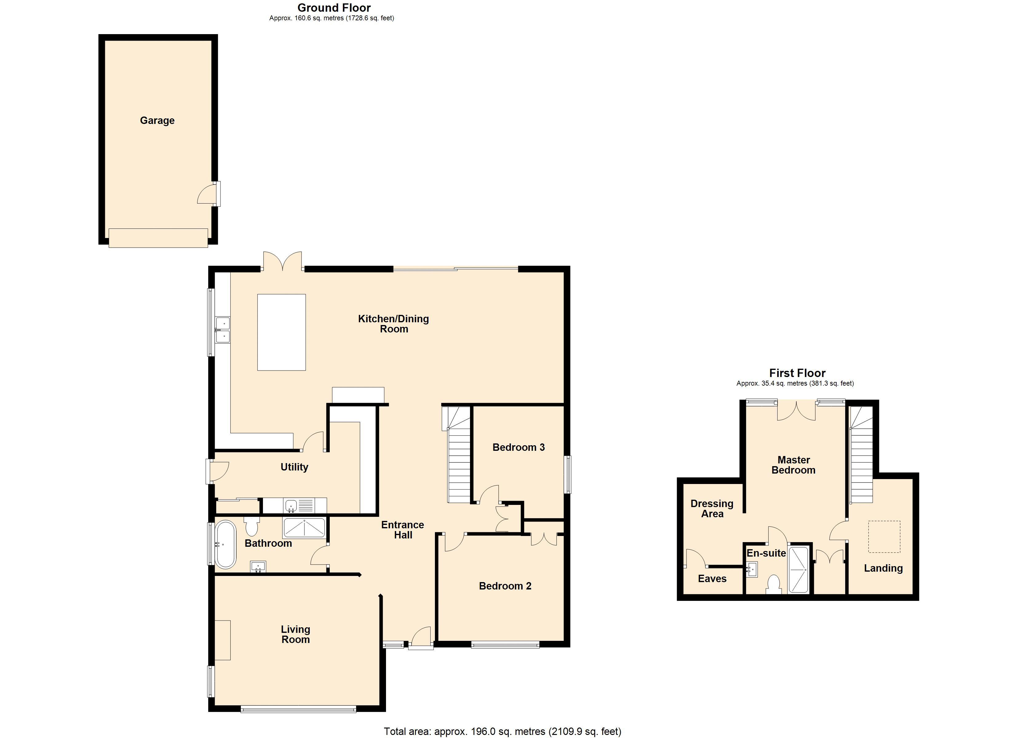 Greatford Road, Uffington, Stamford PE9, 3 bedroom detached house for